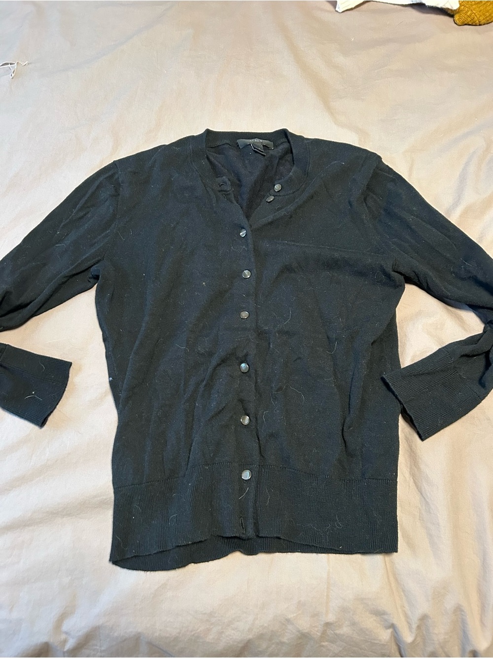 J. Crew Black Women's Button-Front Cardigan